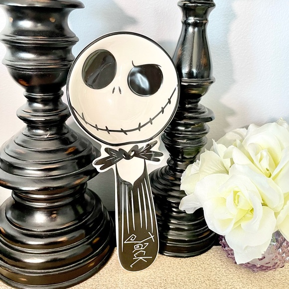 NWT Disney The Nightmare Before Christmas Jack Skellington Ceramic Spoon Rest - Picture 2 of 6